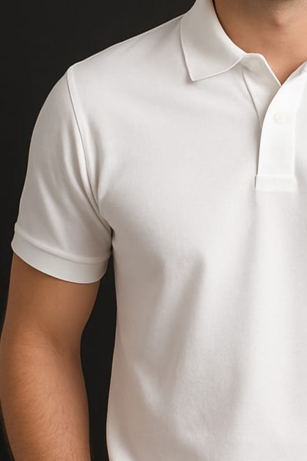 Classic White Polo T-Shirt